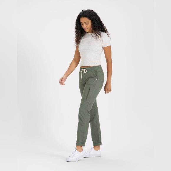 NWT ✨ Vuori Women’s Ripstop Pants - Long VW401-L Army Green Size Small‎ - Picture 3 of 12